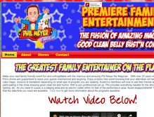 Tablet Screenshot of philmeyermagic.com